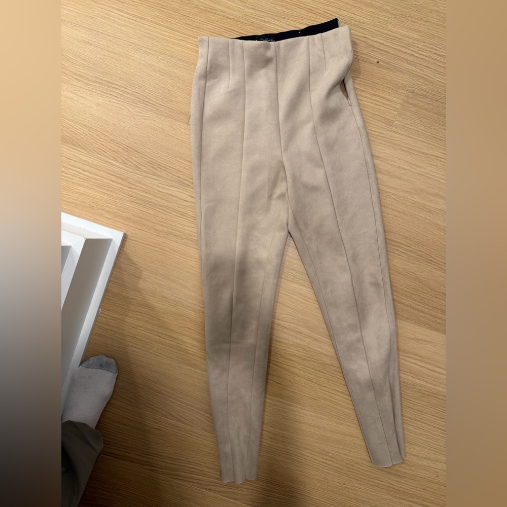 Zara Faux Suede Leggings